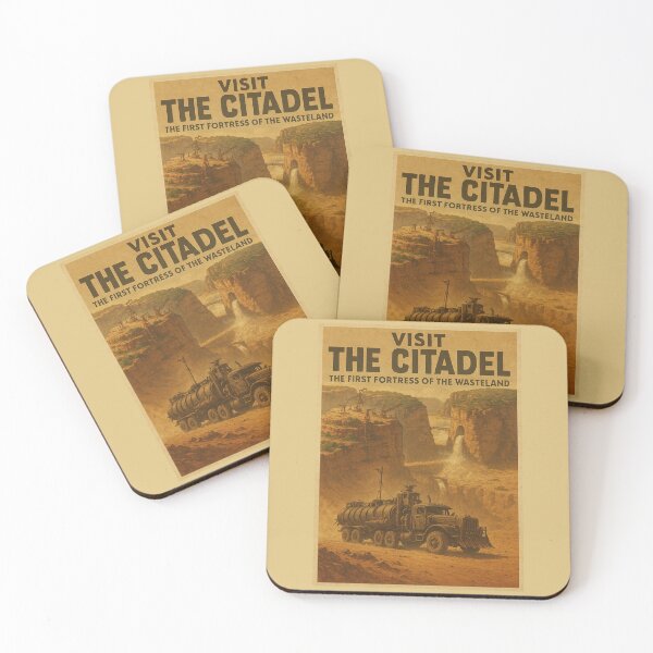 Item preview, The Citadel (Mad Max Fury Road) - Vintage-style Tourism Poster designed and sold by curseofkazar.