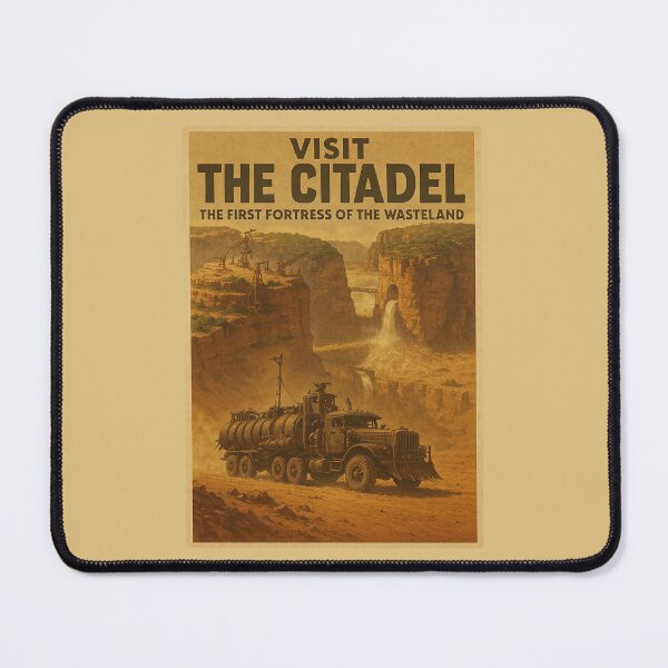 Item preview, The Citadel (Mad Max Fury Road) - Vintage-style Tourism Poster designed and sold by curseofkazar.