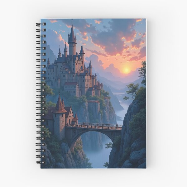 Item preview, Castle in the Clouds - Fairytale Sunset Vista designed and sold by DreamCraze.