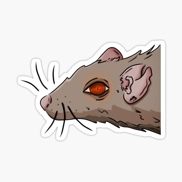 Vista previa del artículo con la obra «Rata marrón», diseñado y vendido por Rat-Tribe.