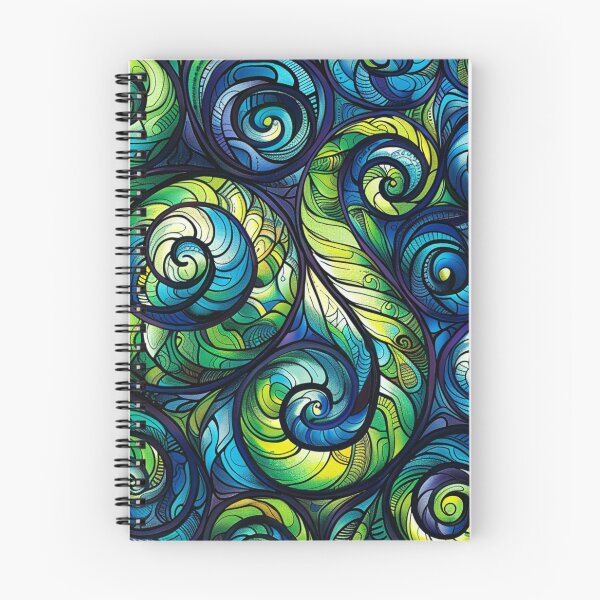 Item preview, New Zealand Māori Paua Pattern Koru Design 403 designed and sold by GrinGalore.