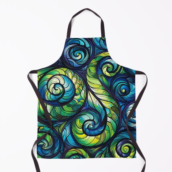 Item preview, New Zealand Māori Paua Pattern Koru Design 403 designed and sold by GrinGalore.