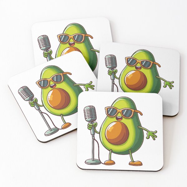 Item preview, Stand-Up Avocado – Funny Retro Comedy Fruit Design designed and sold by Coffee Lifestyle.