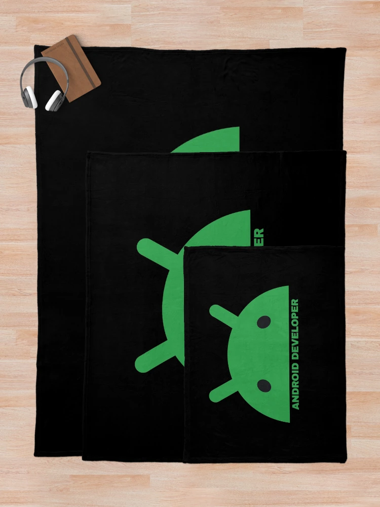 Thumbnail 5 of 6, Throw Blanket, android developer code designed and sold by Redstrawberry13.