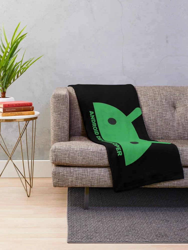 Thumbnail 2 of 6, Throw Blanket, android developer code designed and sold by Redstrawberry13.