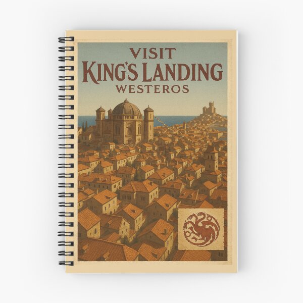 Item preview, King's Landing (Game of Thrones) - Vintage-style Tourism Poster designed and sold by curseofkazar.