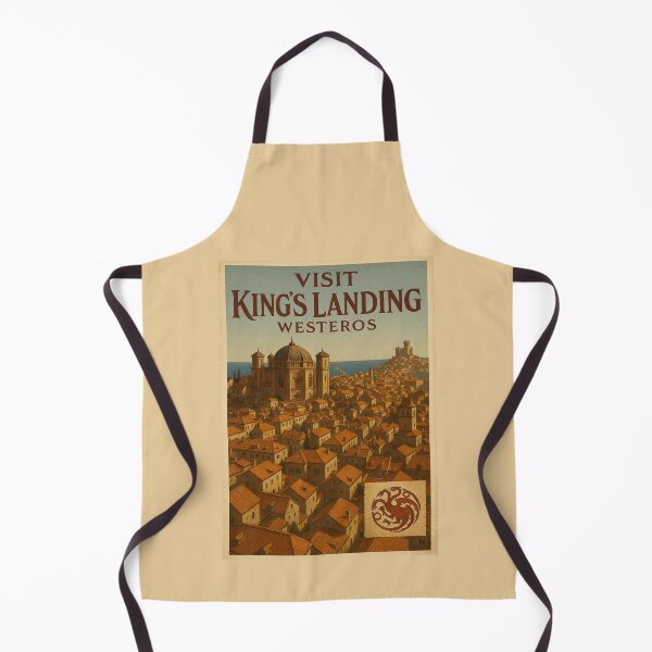 Artikelvorschau, King's Landing (Game of Thrones) - Vintage-style Tourism Poster entworfen und verkauft von curseofkazar.