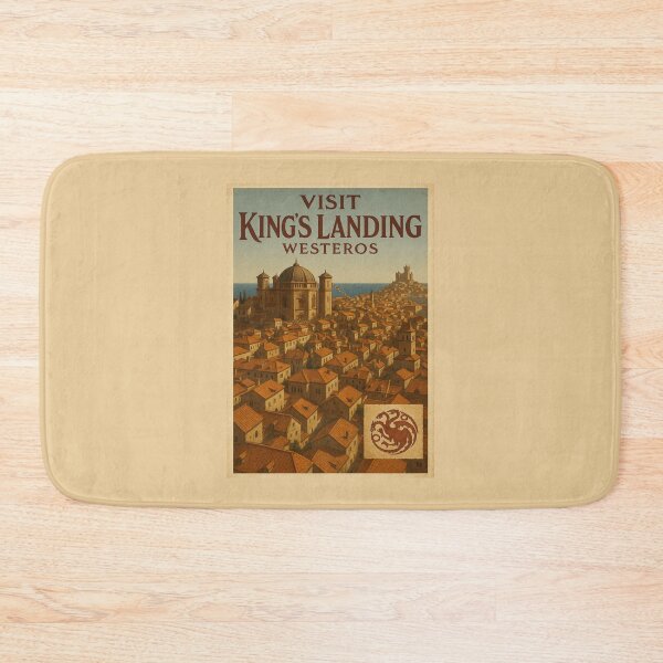 Item preview, King's Landing (Game of Thrones) - Vintage-style Tourism Poster designed and sold by curseofkazar.