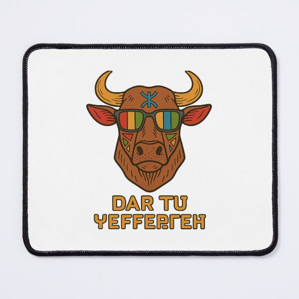 Item preview, Amazigh Bull – Dare to Be Different (ⴰⵣⵓⵍ ⵉⴼⵔⴰⵖ) designed and sold by ALITOPRINCE.