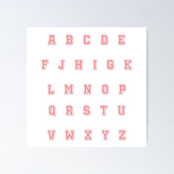 Item preview, Alphabet letters designed and sold by Paper Drip.