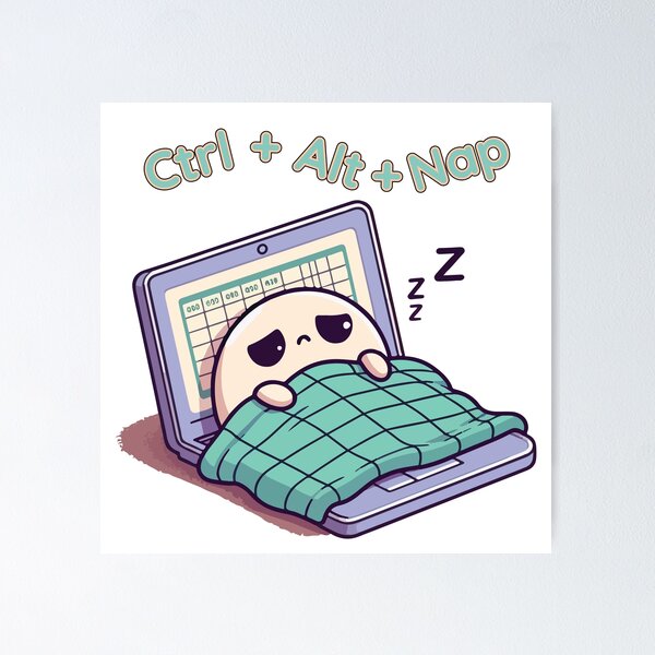 Item preview, Ctrl + Alt + Nap designed and sold by PutroGraph.