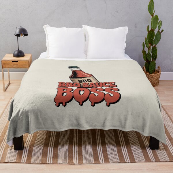 Item preview, BBQ Sauce Boss Funny Grilling Quote designed and sold by Jollys-ArtShop.