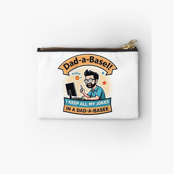 Item preview, Funny Dad-a-Base Computer Dad Joke Art designed and sold by ibobo4656.