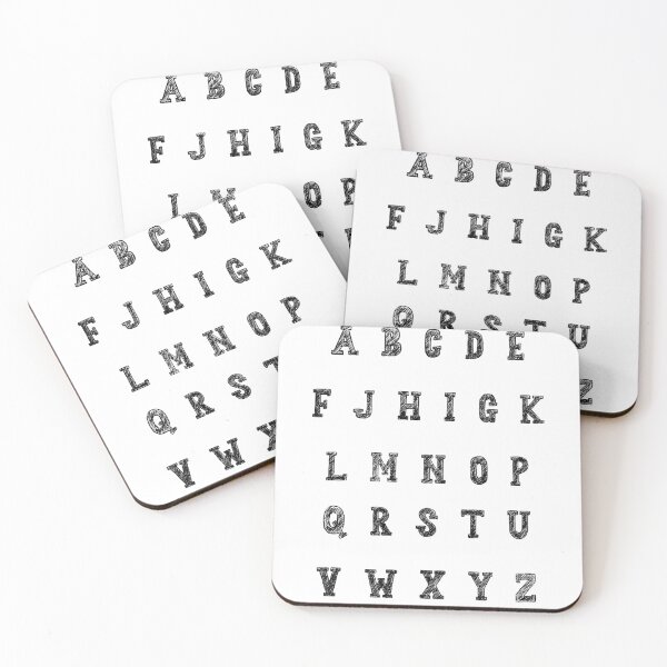 Item preview, Alphabet letters designed and sold by Paper Drip.