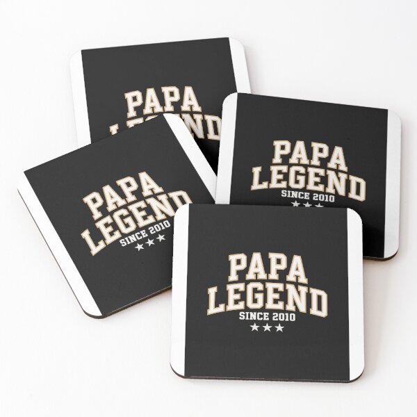 Item preview, Papa Legend Since 2010 Typography Design designed and sold by AHMEDMAMADO.