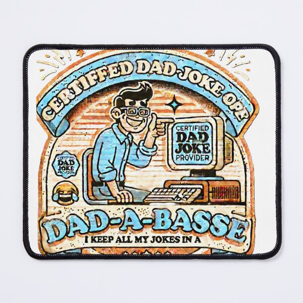 Item preview, Funny Dad-a-Base Computer Dad Joke Art designed and sold by ibobo4656.