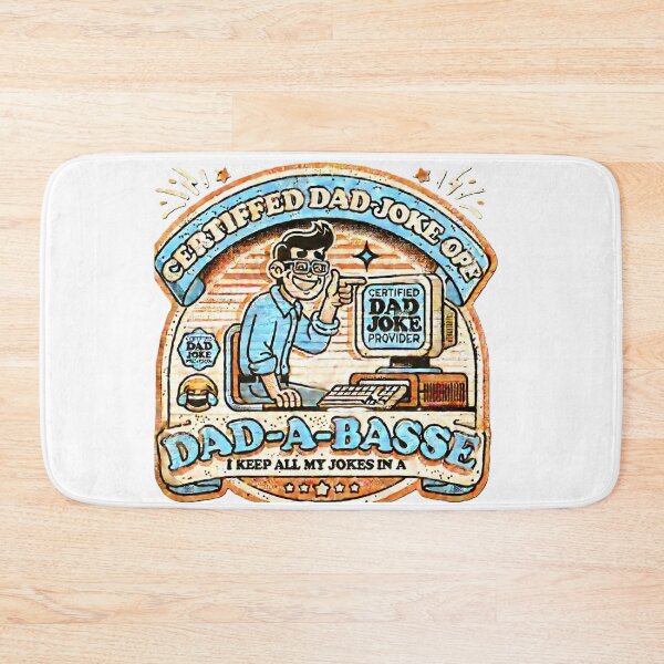 Item preview, Funny Dad-a-Base Computer Dad Joke Art designed and sold by ibobo4656.