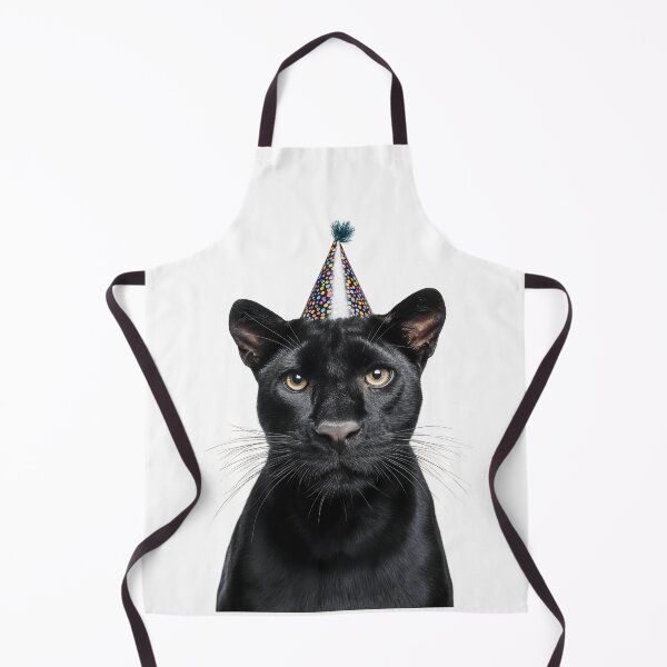 Item preview, Cute Panther with Party Hat Birthday Celebration designed and sold by LazyOwlStore.