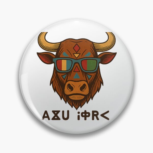 Item preview, Amazigh Bull – ⴰⵣⵓⵍ ⵉⴼⵔⴰⵖ (Be Different) designed and sold by ALITOPRINCE.