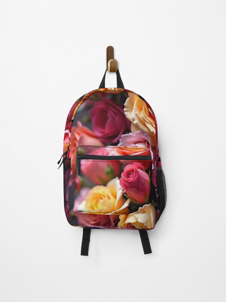 Thumbnail 1 of 3, Backpack, Spring Collection - Floral - Spring Vibes - Spring Energy - 11 designed and sold by SentientGallery.