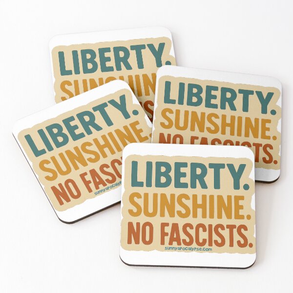 Item preview, Liberty Sunshine No Fascists designed and sold by Sunny Apocalypse .