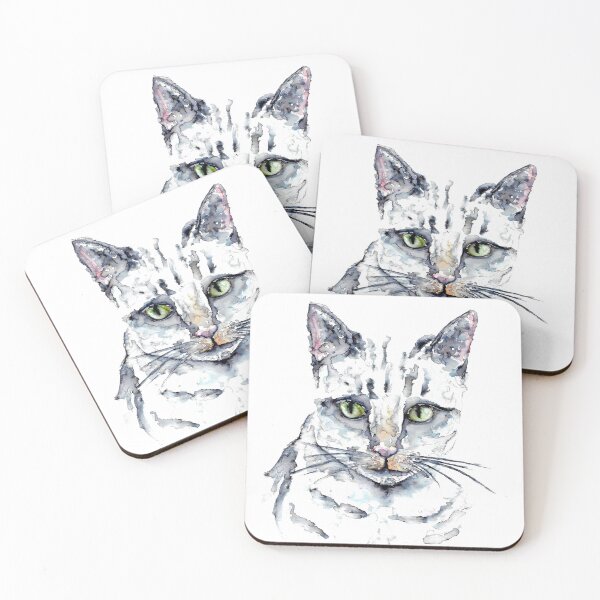 Item preview, Watercolor Cat designed and sold by MainStreetMarks.