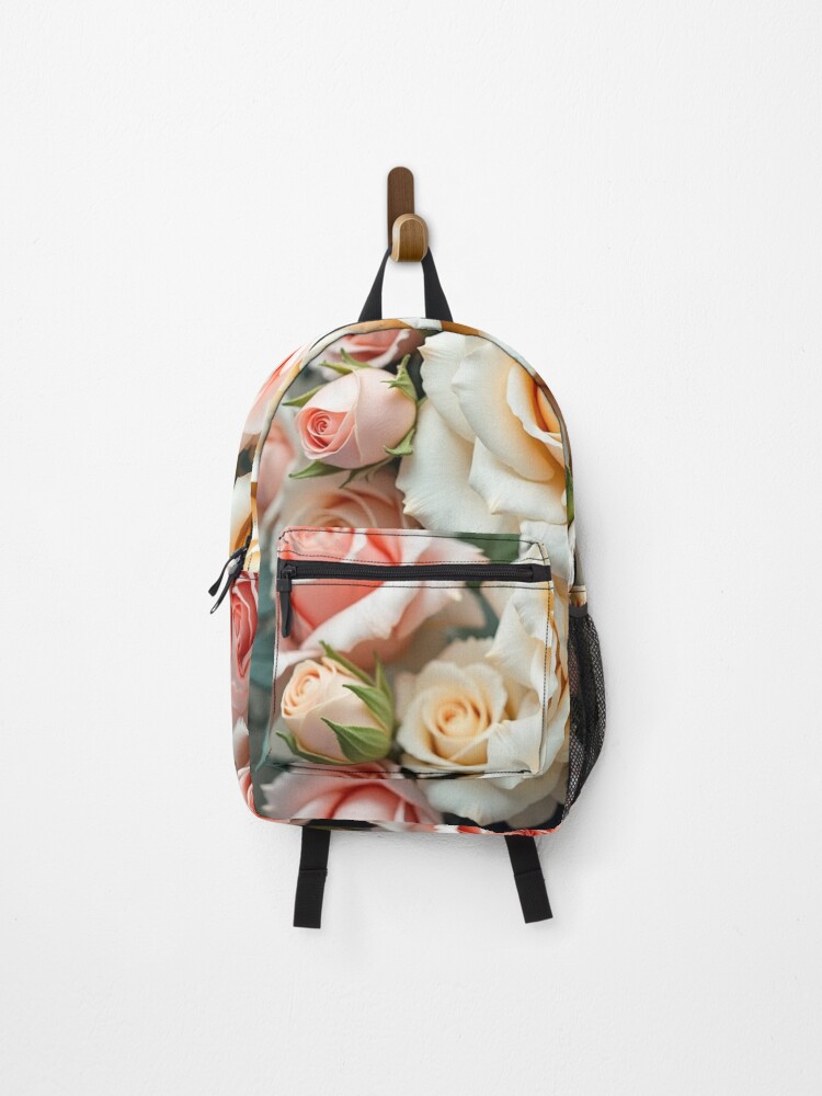 Thumbnail 1 of 3, Backpack,  Spring Collection -  Floral - Spring Vibes - Spring Energy - 13 designed and sold by SentientGallery.