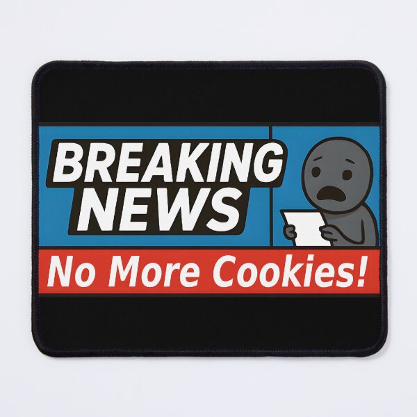 Item preview, No More Cookies Meme Shirt | Breaking News Funny Design | Bold Comic Vector Art for Snack Lovers designed and sold by WAUZ.
