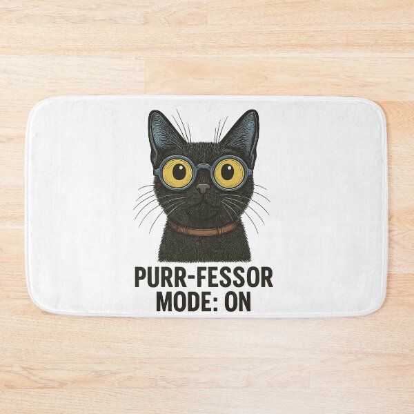 Item preview, Purr-fessor Mode: On designed and sold by studio902.