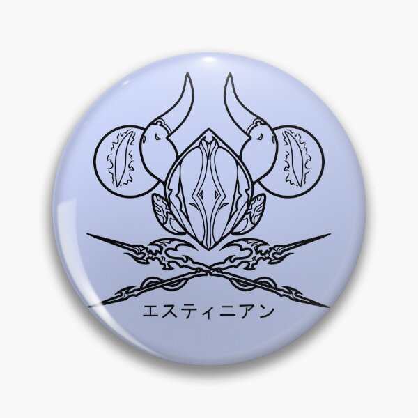 Item preview, Estinien FF14 (Black Lines) designed and sold by nirners.