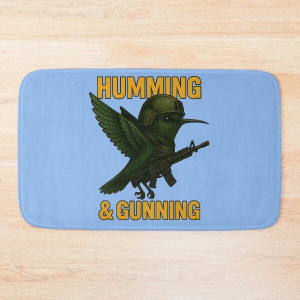 Item preview, Hummingbird Commando – Funny Tactical Bird Art designed and sold by MysticArtisan.