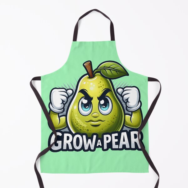 Item preview, Funny fruit emoji with the quote Grow a Pear designed and sold by LoneAngel.