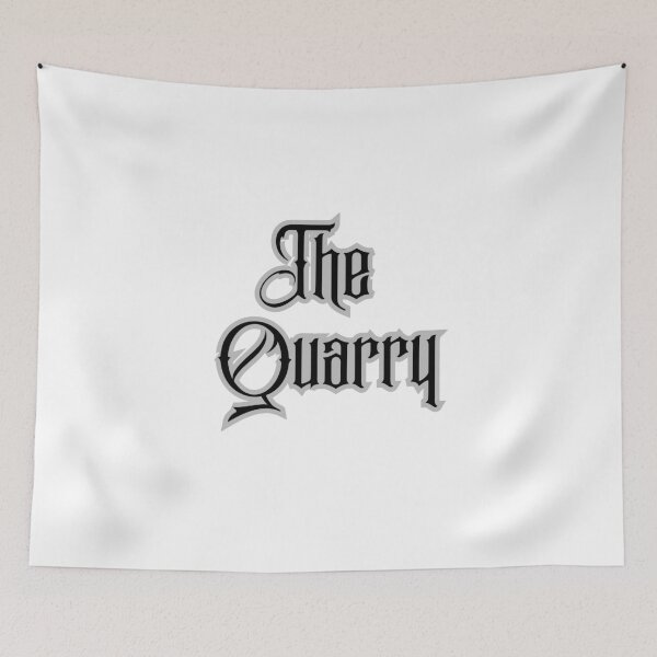 Item preview, The Quarry – Gothic Metal Typography Design designed and sold by WildPetal.