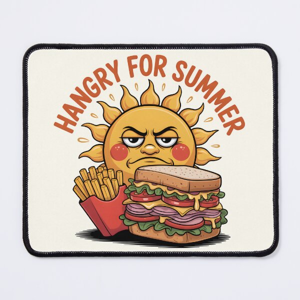 Item preview, Hangry for Summer Funny Sun & Food Quote designed and sold by Jollys-ArtShop.
