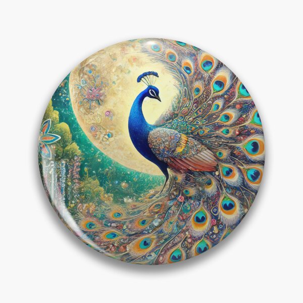 Item preview, Lunar Peacock Majesty designed and sold by samitdigitalart.