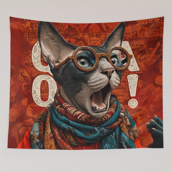 Item preview, İntellectual cat designed and sold by Arthinkink.