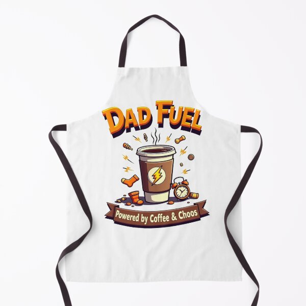 Item preview, Dad Fuel Coffee Chaos Funny Quote Art designed and sold by ibobo4656.