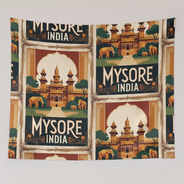 Item preview, Mysore India Vintage Travel Tourism  designed and sold by TravelersGems.