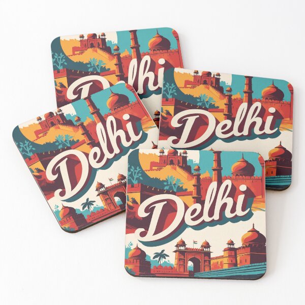 Item preview, Delhi India Vintage Travel Tourism  designed and sold by TravelersGems.