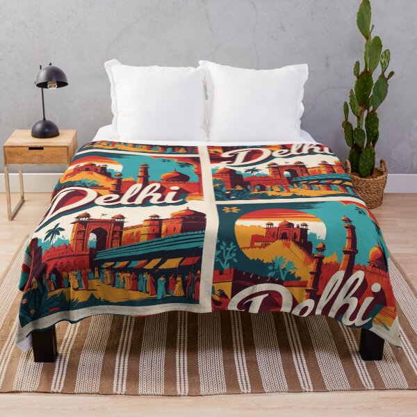 Item preview, Delhi India Vintage Travel Tourism  designed and sold by TravelersGems.