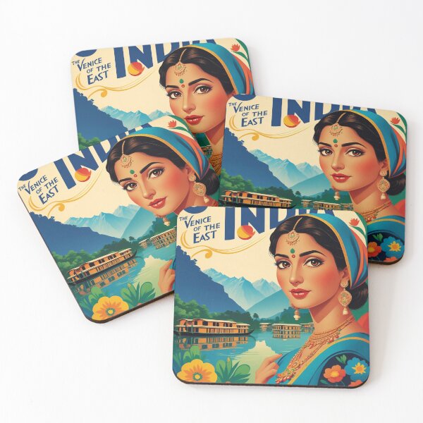 Item preview, Srinagar Venice of the East India Vintage Travel Tourism  designed and sold by TravelersGems.