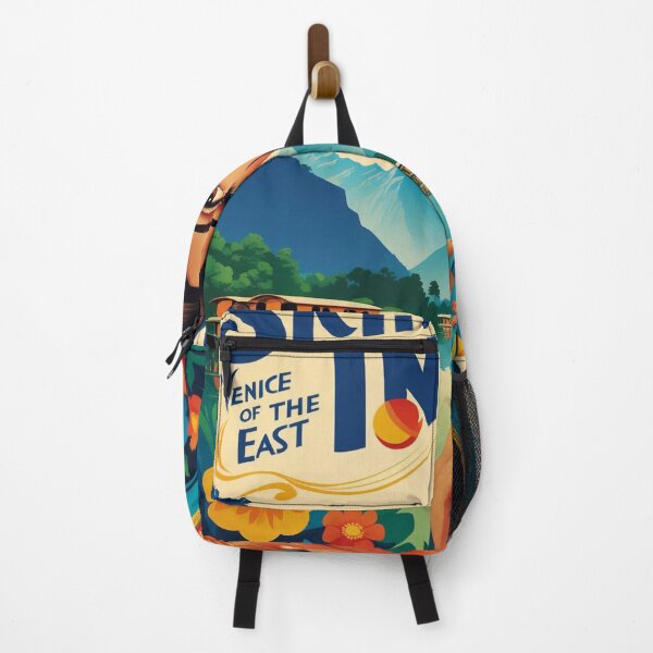 Item preview, Srinagar Venice of the East India Vintage Travel Tourism  designed and sold by TravelersGems.