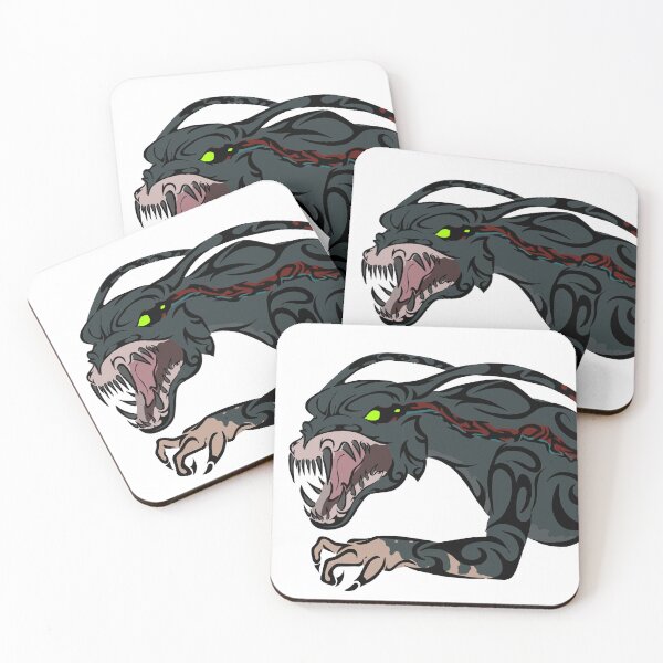 Item preview, Viper Wolf coloured tribal art designed and sold by Artsydragongal.