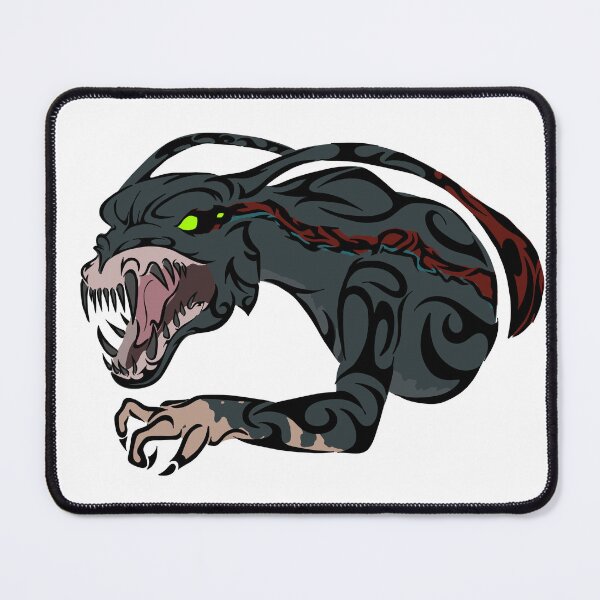 Item preview, Viper Wolf coloured tribal art designed and sold by Artsydragongal.
