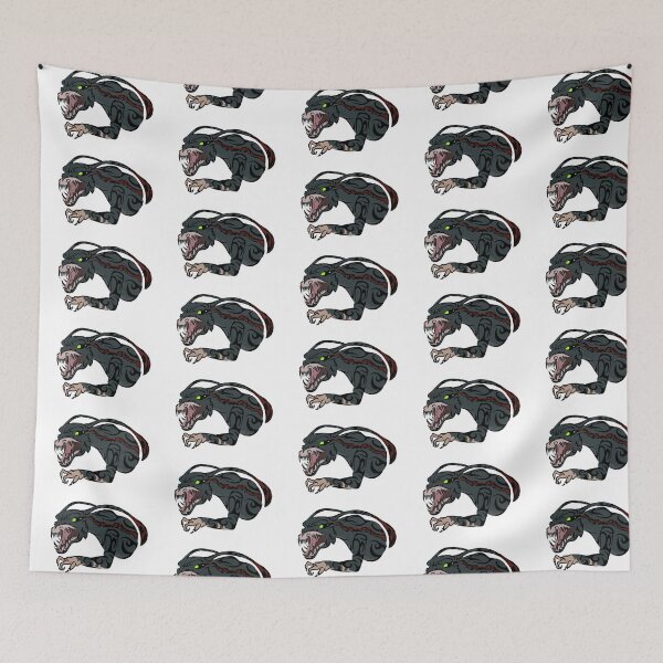 Item preview, Viper Wolf coloured tribal art designed and sold by Artsydragongal.