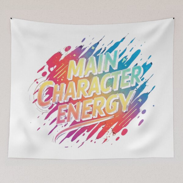 Item preview, Main Character Energy - Colorful Burst designed and sold by MindsAtelier.