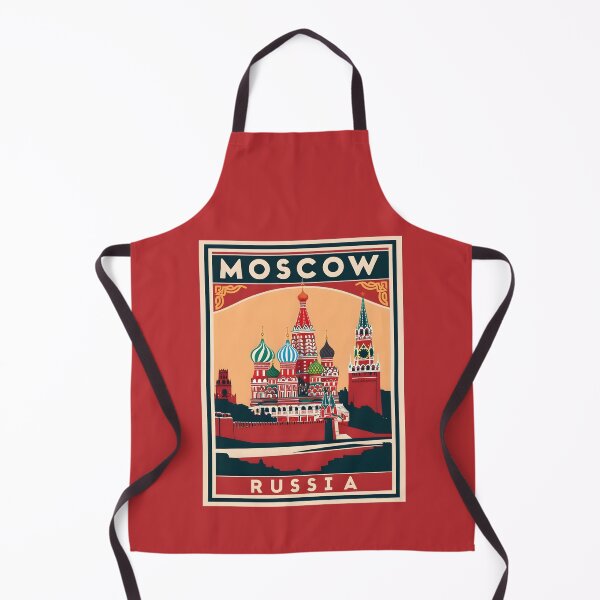 Item preview, A Vintage Travel Art of Moscow - Russia designed and sold by GoodOldVintage.