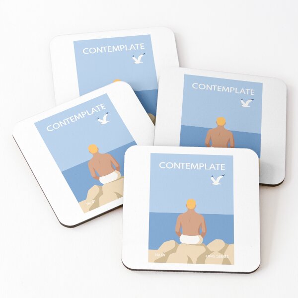 Item preview, Open Water Swimming Series – CONTEMPLATE No 1 - Male Blonde Hair designed and sold by Open Water Swimming Gifts.
