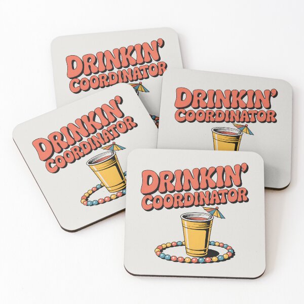 Item preview, Drinkin’ Coordinator Funny Summer Party Quote designed and sold by Jollys-ArtShop.