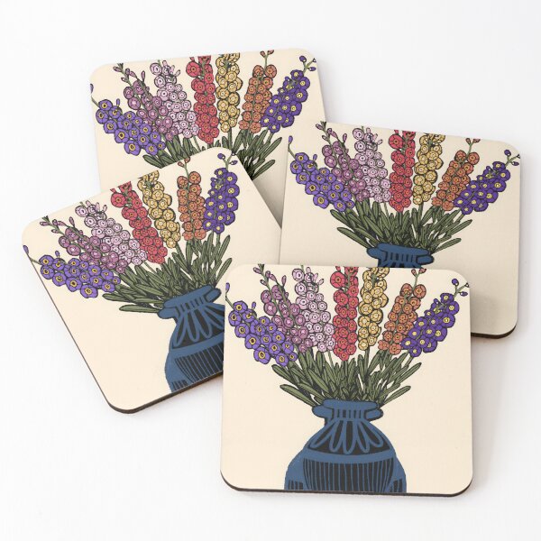 Item preview, Floodle Hollyhocks designed and sold by bekki smith.